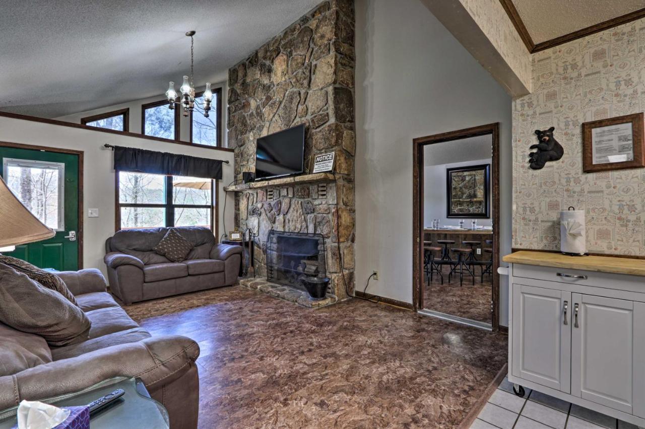 Smoky Mountain Cabin 4 Acres, 3 Mi To Гетлинбург Екстериор снимка