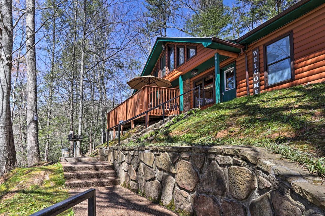 Smoky Mountain Cabin 4 Acres, 3 Mi To Гетлинбург Екстериор снимка